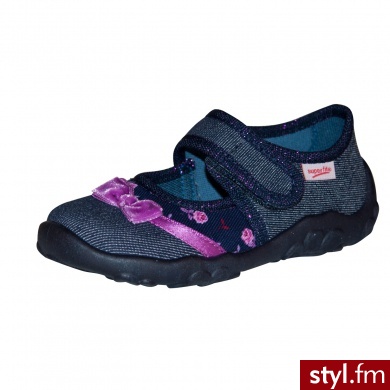 Superfit Girls Kapcie Wstążeczka ocean kombi - Pozostałe Buty Moda