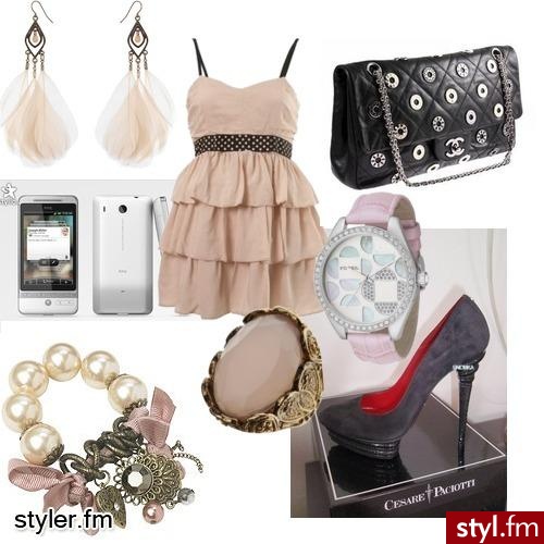 różowo pudrowo na wyjście - Styler
