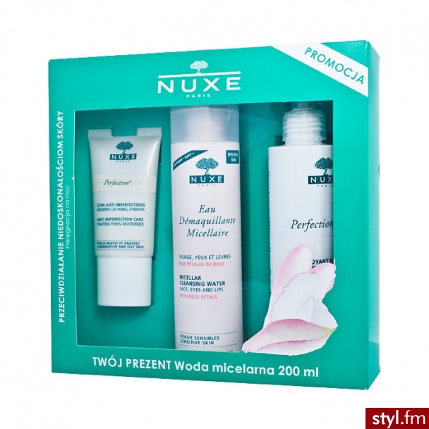 NUXE zESTAW AROMA PERFECTION Emulsja do twarzy 40 ml + Żel oczyszczający na niedoskonałości 200 ml - Emu Buty Moda