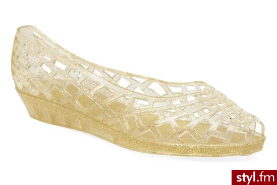 Méduse Balerinki Java (złoty) - Balerinki Buty Moda