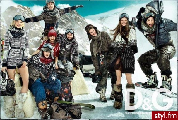 Zimowa kampania D&G. Zimowa kampania D&G 2010 - Pozostałe Ciuchy Moda