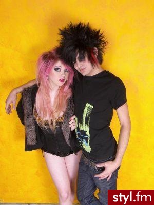 Punk Rock Alternatywne Średnie Fryzury