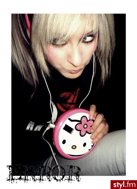 EMO Alternatywne Średnie Fryzury
