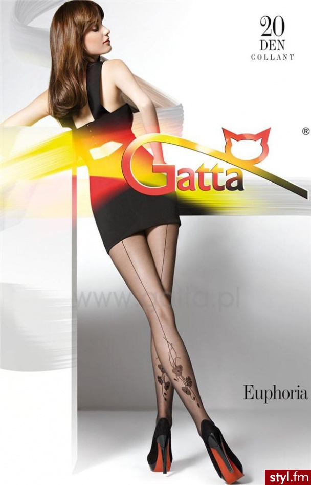 Gatta rajstopy Euphoria 09 20 den (nero (czarny) - Rajstopy Bielizna Moda