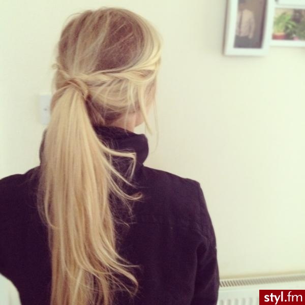 Blond Warkocze Proste Na co dzień Długie Fryzury