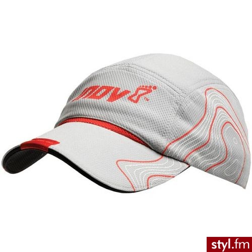 Czapka do biegania INOV-8 Hot Peak 60 (biała) - Nakrycia głowy Dodatki Moda