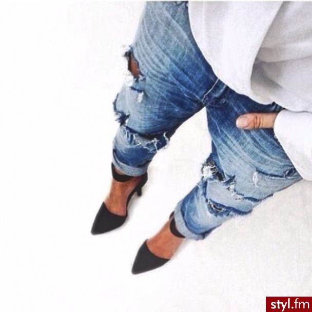 Jeansy Spodnie Moda