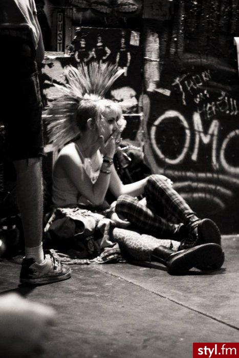 Punk Rock Alternatywne Średnie Fryzury