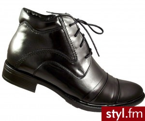 PAN buty Teksas Półbuty Czarny - Półbuty Buty Moda