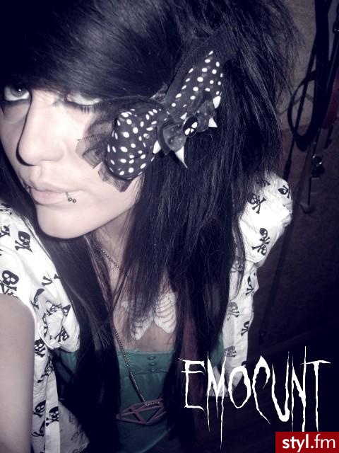 EMO Alternatywne Średnie Fryzury