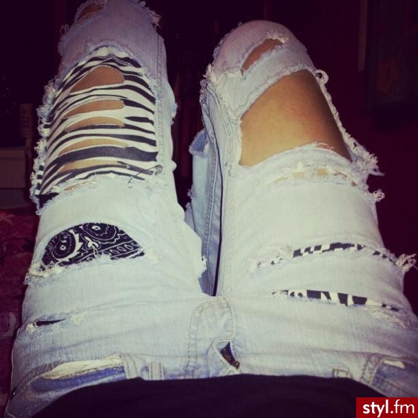 Jeansy Spodnie Moda