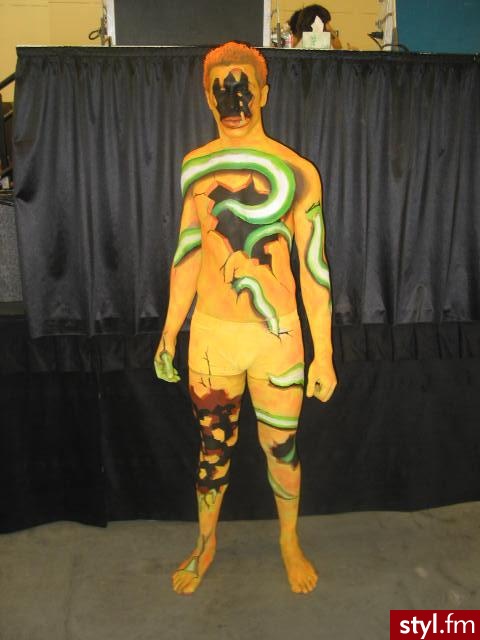 Bodypainting. - Tatuaże