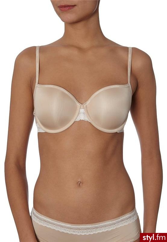 Calvin Klein Underwear PERFECTLY FIT SEXY SIGNATURE BALCONET Bielizna beżowy - Biustonosze Bielizna Moda