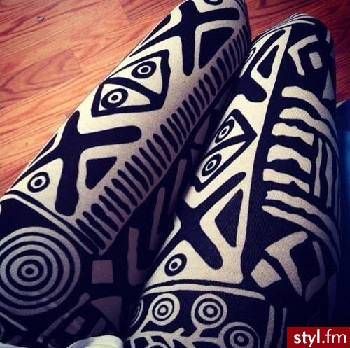 Leginsy Spodnie Moda
