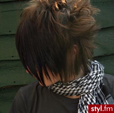 EMO Alternatywne Średnie Fryzury