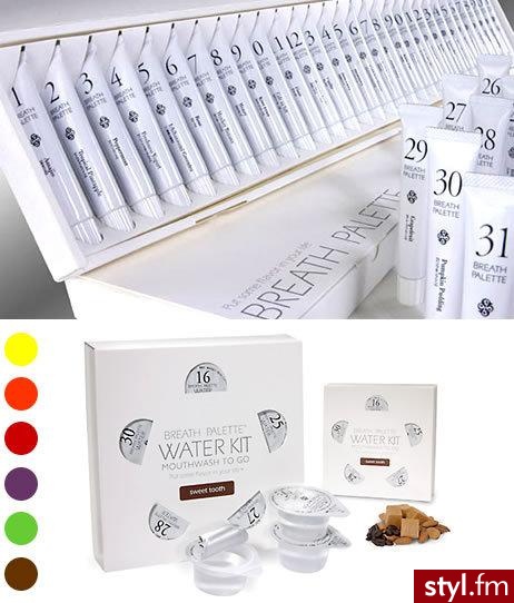 Czy świeży, miętowy smak może się znudzić? Oczywiście, że tak! Wystarczy, że zdasz sobie sprawę z wachlarzu możliwości.

Breath Palette to zestaw past i płynów do płukania ust o wymyślnych smakach - sorbetu malinowego, puddingu dyniowego, gorzkiej czeko - Misz-masz