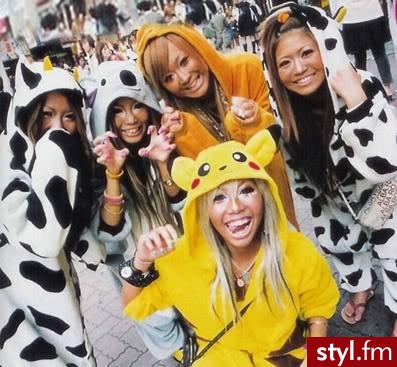 Ganguro. Pikachu najlepszy <3 ;D - Moda uliczna Inne Moda