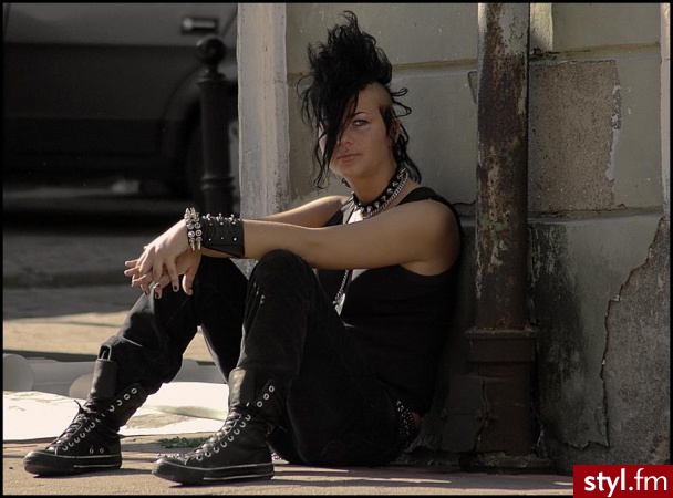 Irokez. irokez co moża więcej powiedziec - Punk Rock Alternatywne Średnie Fryzury