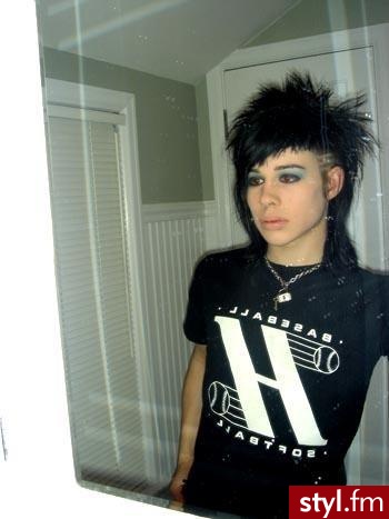EMO Alternatywne Średnie Fryzury