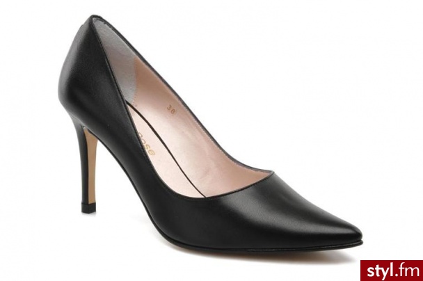 Georgia Rose CZÓŁENKA MACIA BY (CZARNY) (Czarny) - Czółenka Buty Moda