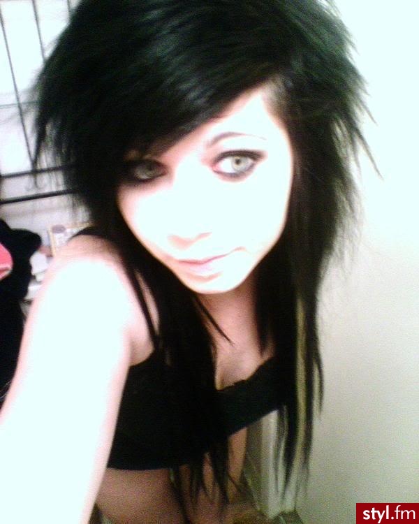 EMO Alternatywne Średnie Fryzury