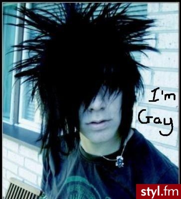 EMO Alternatywne Średnie Fryzury
