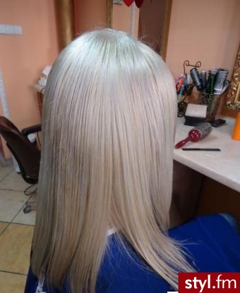 Blond Rozpuszczone Proste Na co dzień Długie Fryzury