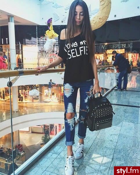 Jeansy Spodnie Moda