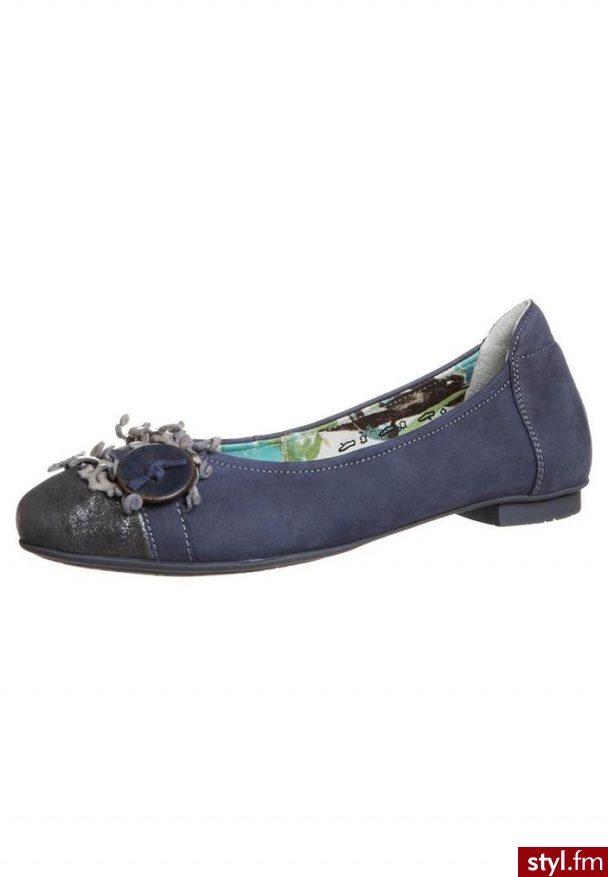 Think! BALLA Baleriny niebieski - Balerinki Buty Moda
