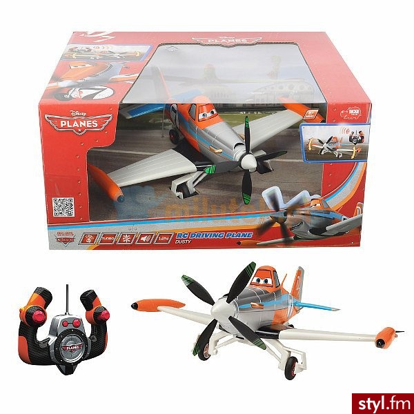 Dickie Planes Rc Jeżdżący Samolot Dusty 203089803 - Dziecko