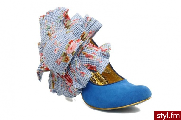 Irregular Choice CZÓŁENKA BURGER N FRIES BY IRREGULAR CHOICE (Niebieski) - Czółenka Buty Moda