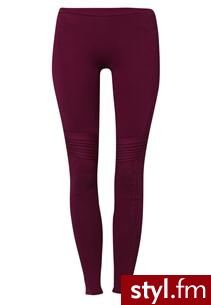 Even&Odd Legginsy czerwony (EV-0713-0515) - Leginsy Spodnie Moda