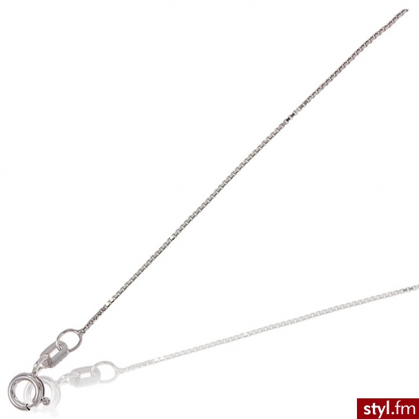 Dandelio Łańcuszek Kostka 45 cm NDI-ŁAŃ-0023 - Łańcuszki Biżuteria Moda