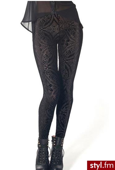Leginsy Spodnie Moda