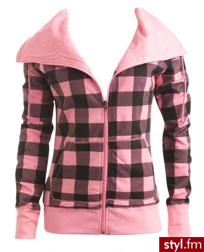 Bluza w kratkę . - Pozostałe Ciuchy Moda
