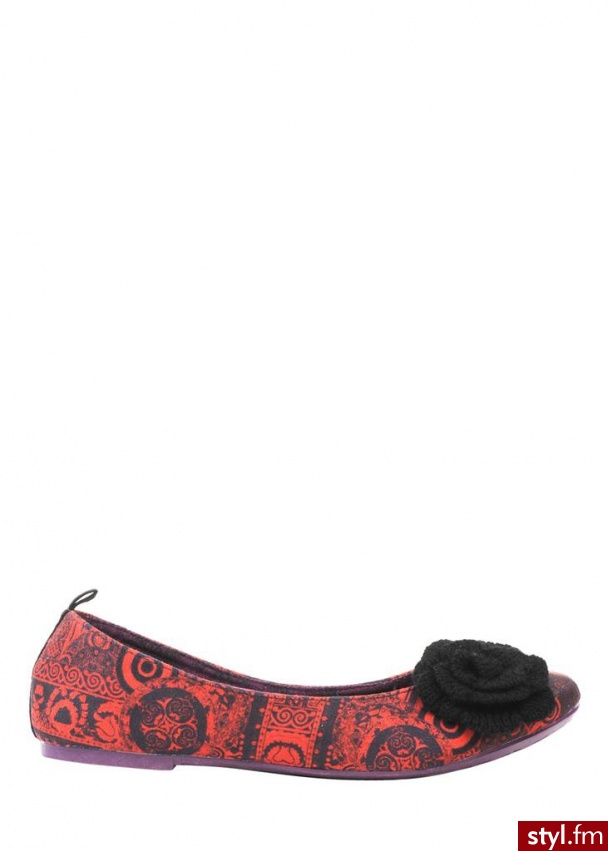 DESIGUAL Baleriny PRAT czerwony - Balerinki Buty Moda
