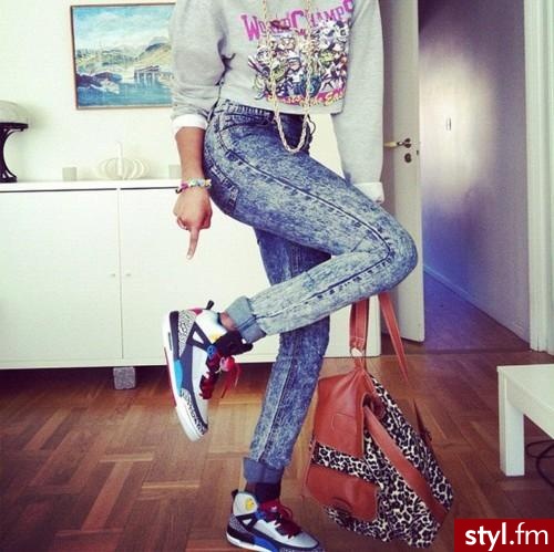 Jeansy Spodnie Moda