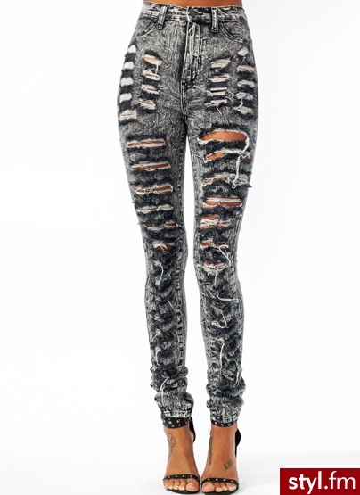 Jeansy Spodnie Moda