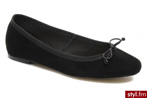 Georgia Rose Balerinki Fancine by (Czarny) - Balerinki Buty Moda