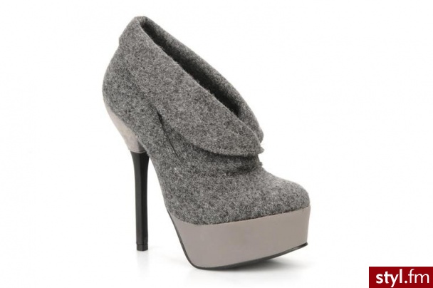 Carvela PÓŁBUTY I BOTKI STELLA BY CARVELA (Szary) - Botki Buty Moda