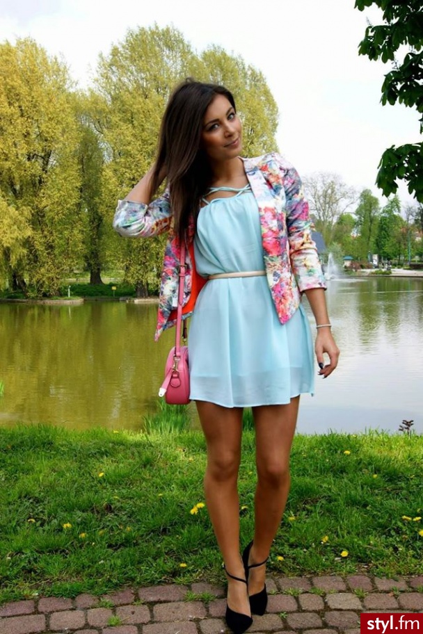 Paulina :) I jej wiosenne połączenie ! - Dzienne Sukienki Moda