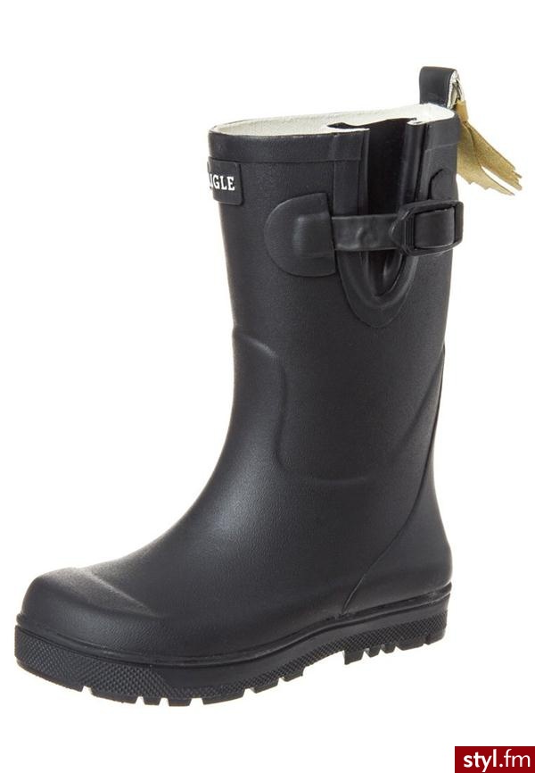 Aigle Kalosze czarny 24339 - Kalosze Buty Moda