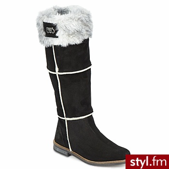 Le Temps des Cerises BUTY LIAM Black - Kozaki Buty Moda
