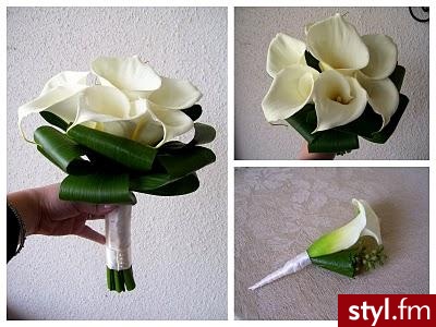 Bukiety ślubne Ślub Moda