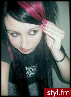 EMO Alternatywne Średnie Fryzury