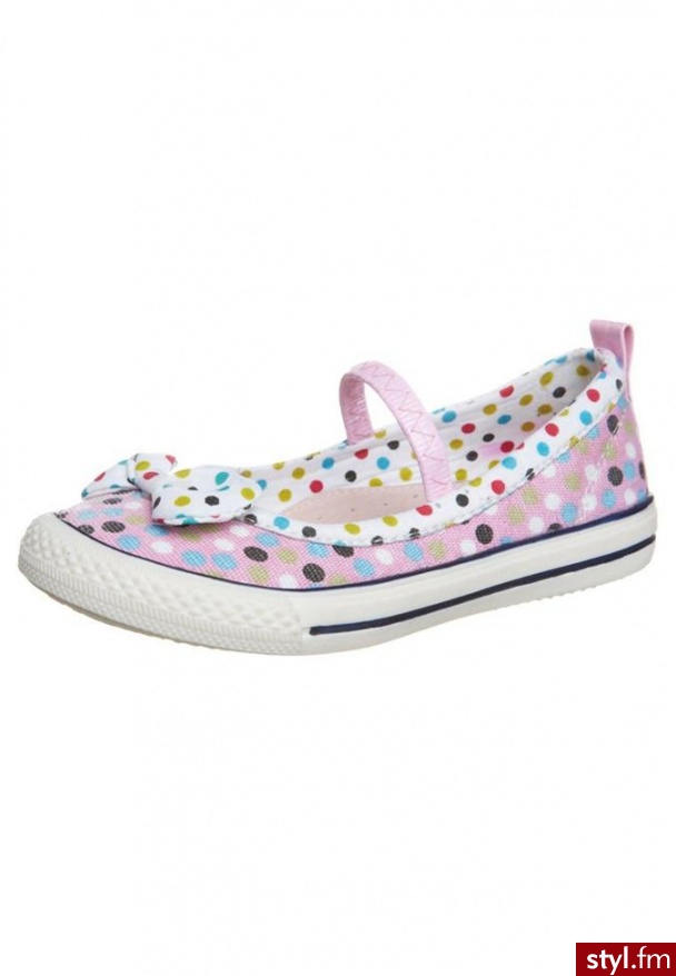 STUPS Baleriny różowy Balerinki - Balerinki Buty Moda