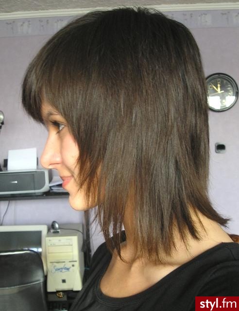 Średnie Fryzury