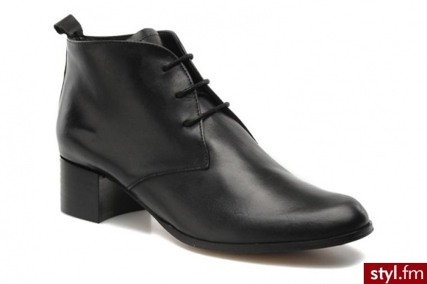 Elizabeth Stuart PÓŁBUTY I BOTKI IBIS BY ELIZABETH STUART (Czarny) - Botki Buty Moda