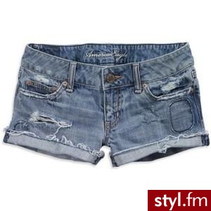 Women's AE Rip & Repair Denim Shorties (Vintage Destroyed Wa... - Polyvore. Pobrano ze strony: http://www.polyvore.com/womens_ae_rip_repair_denim/thing?id=19810263 - Pozostałe Ciuchy Moda