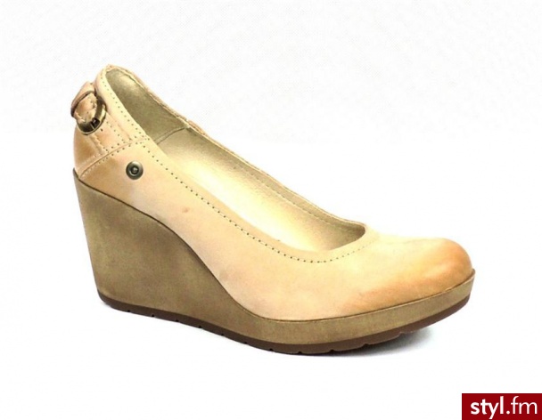 Lemar Czółenka na koturnie 1470721D - Czółenka Buty Moda